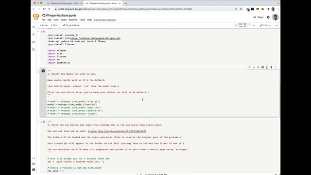 Transcribe YouTube videos for free with OpenAI's Whisper смотреть онлайн
