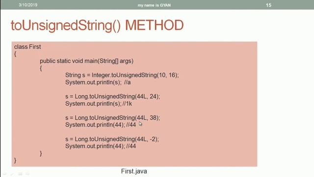 Wrapper Classes in Java |#14 | toUnsignedString() Method of Wrapper (Integer & Long) Classes in Jav смотреть онлайн