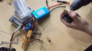 #2 Конструирование квадрокоптера для человека. Запуск мотора мощностью 7кВ.