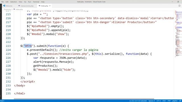 CRUD JQuery MySQL y PHP 5/5 смотреть онлайн