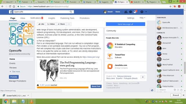 Promoting Perl to Facebook Page смотреть онлайн