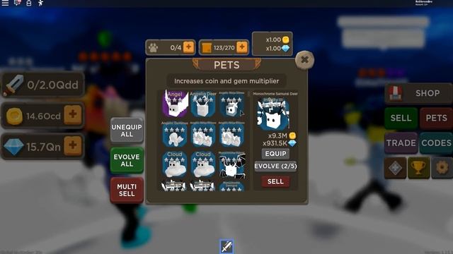 СДЕЛАЛ МЕГА ПЕТОВ И СКУПИЛ ВСЕ В СИМУЛЯТОРЕ МЕТАНИЯ ЛЕЗВИЙ! ВСЕ НОВЫЕ КОДЫ ROBLOX Blade Throwing смотреть онлайн