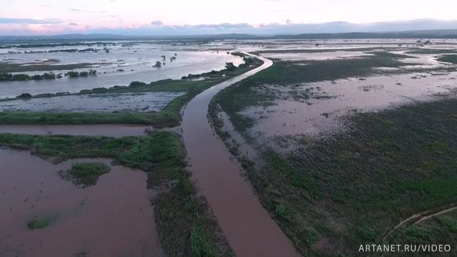 Дорога Линевичи - Утёсное после тайфуна Кроса. смотреть онлайн