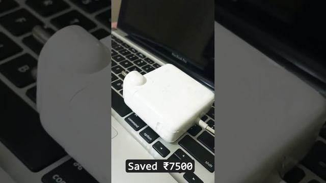Fixed In ₹65|Macbook Charger ??|#apple #macbookpro #chargers #laptop #magsafe #fix #repair