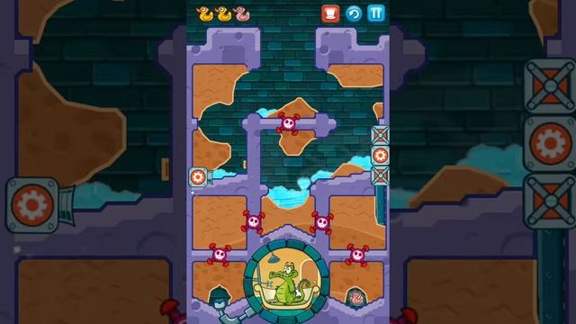 Крокодильчик Свомпи - прохождение уровня 3-11 "Крыса в лабиринте" смотреть онлайн