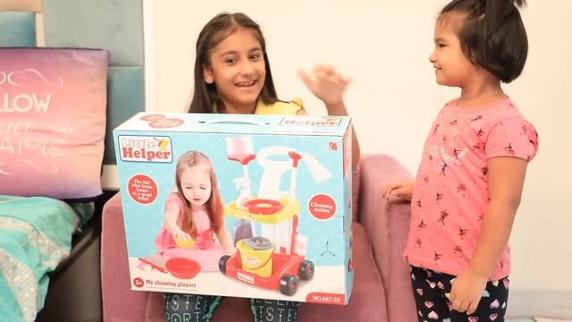KIDS Pretend Play with Helper Cleaning Toy | Kids Help Mummy | #FunLearning #MyMissAnand #ToyStars смотреть онлайн