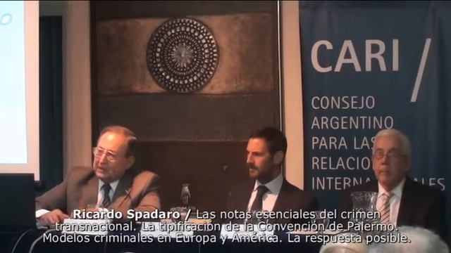 Los desafíos del crimen organizado transnacional - Spadaro PARTE 1 смотреть онлайн