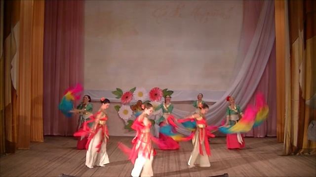 Китайский танец Народный самодеятельный коллектив хореографический ансамбль «Весна» смотреть онлайн