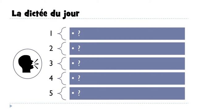 Изучение французского языка # Диктант упражнений #17 смотреть онлайн