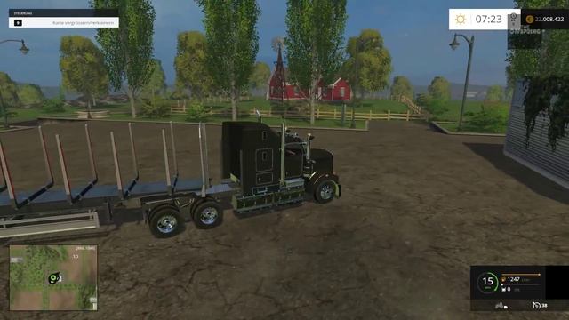 Farming Simulator 2015 Mods- Kenworth Pack, Diesel Trailer, and Logging trailer смотреть онлайн