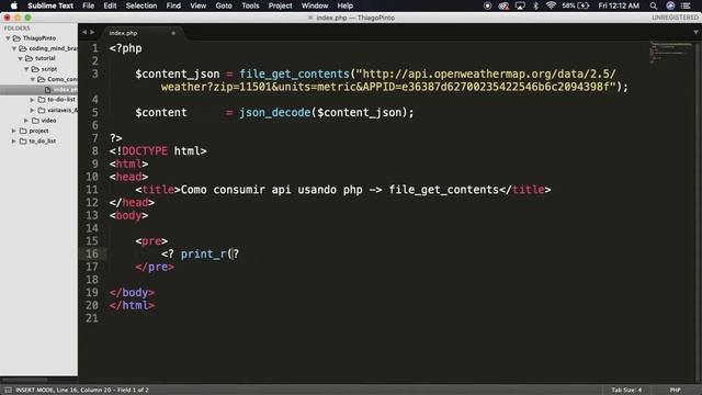 Como consumir um rest api usando a função file_get_contents do PHP смотреть онлайн