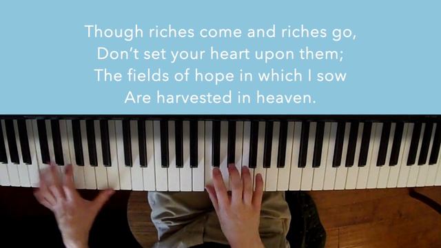 My soul finds rest - Piano Cover with Lyrics смотреть онлайн