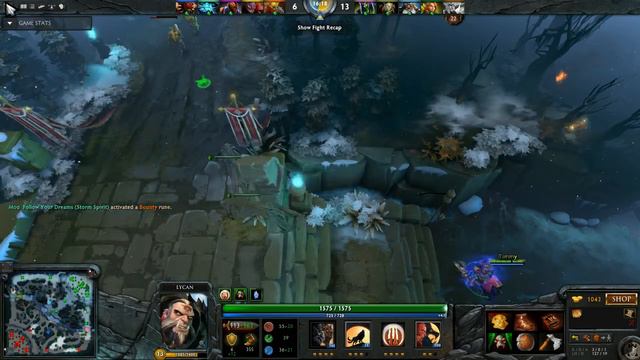 Fear (Lycan) - Gameplay Dota 2 #MMR смотреть онлайн