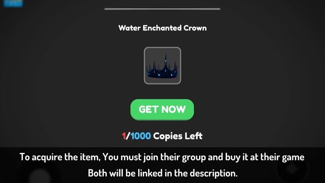 [SOLD OUT] HOW TO GET THE UPCOMING FREE UGC LIMITED: WATER ENCHANTED CROWN! | ROBLOX смотреть онлайн