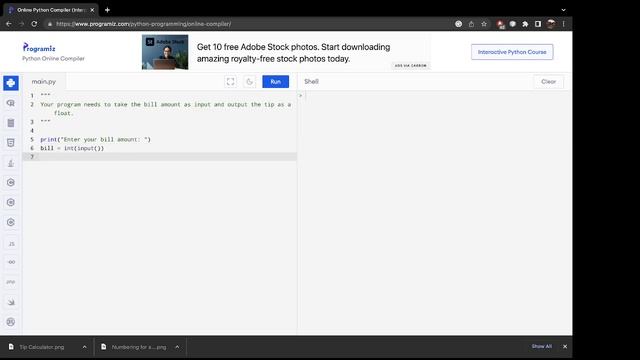 Python - Tip Calculator смотреть онлайн