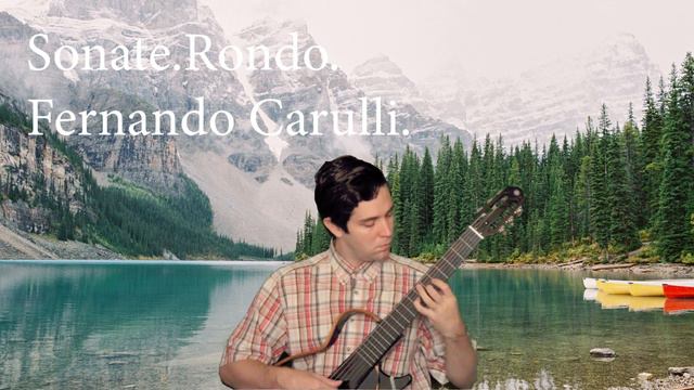 Sonate.Rondo. Fernando Carulli. / исполняет Александр Лебедев.