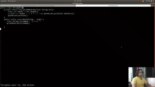Java Live Coding : Reverse A String смотреть онлайн