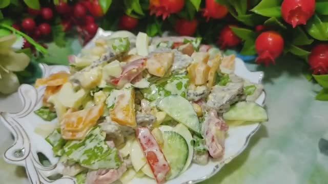 ЭТО НЕ ОЛИВЬЕ это бомбический салат ! Все просят рецепт! Салат на каждый день