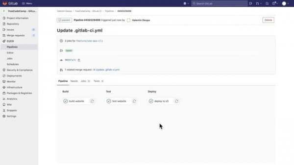 DevOps with GitLab CI Course - Build Pipelines and Deploy to AWS