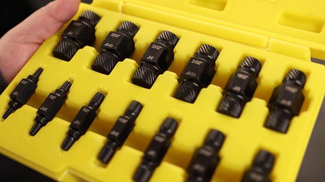 Topec 2-in-1 Screw Extractor Set, 13PCS, 26 Sizes, Easy Out Bolt Extractor Kit, Stripped Screw смотреть онлайн
