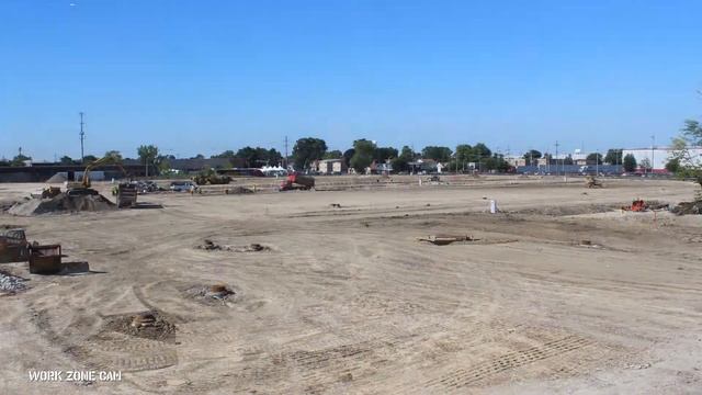 2100 N 15th Ave Melrose Park, Illinois - Industrial Truck/Trailer Parking Facility Timelapse смотреть онлайн