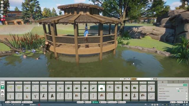 Mute Swan Habitat! | River Rock Zoo Remodel | Planet Zoo Speed Build смотреть онлайн