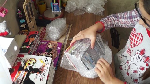 UNBOXING посылки с мангой! смотреть онлайн