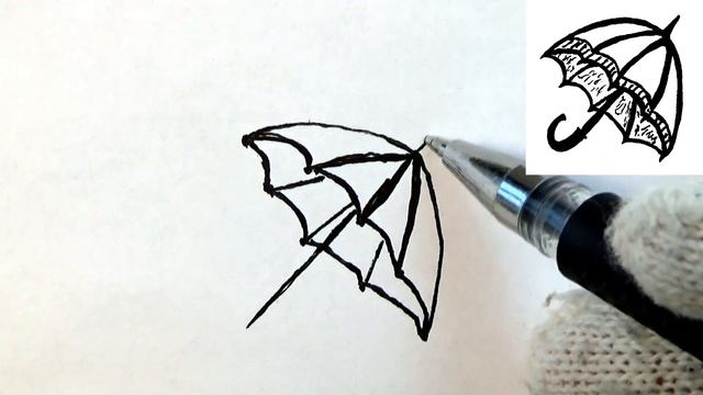 Зонтик для срисовки. смотреть онлайн