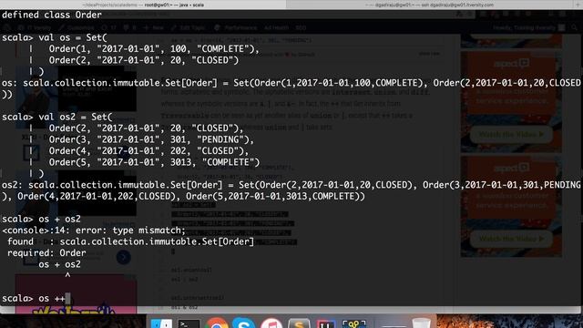 Scala Collections - Set смотреть онлайн