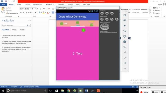 Custom Tablayout Android смотреть онлайн