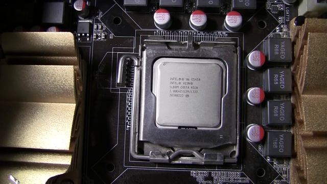 Установка процессора Xeon socket 771 в плату socket 775 смотреть онлайн