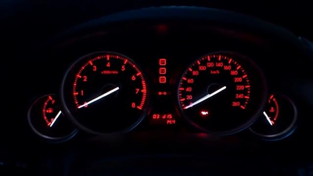 тест приборной панели MAZDA 6 '10 смотреть онлайн