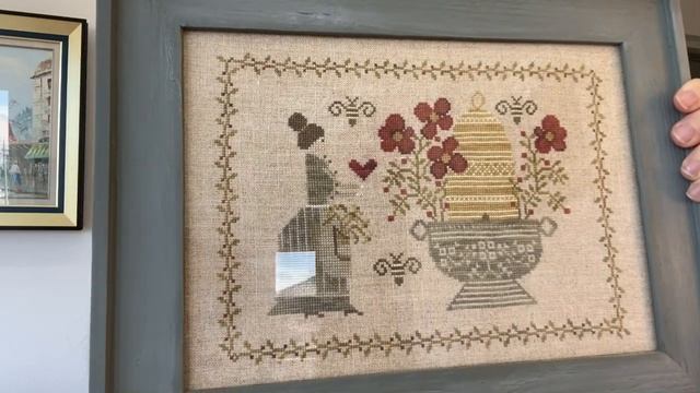 29.Закончила вышивать 