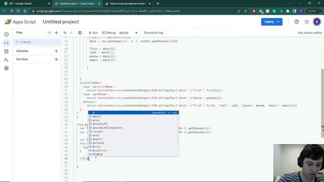 Advanced Get Requests using Google Sheets and Python смотреть онлайн