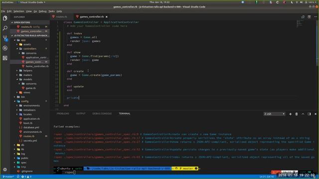jQuery Tic-Tac-Toe with a Rails API — Part 1 смотреть онлайн
