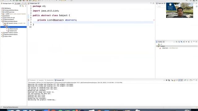 CS3560 Object-Oriented Design and Programming - Observer Pattern смотреть онлайн