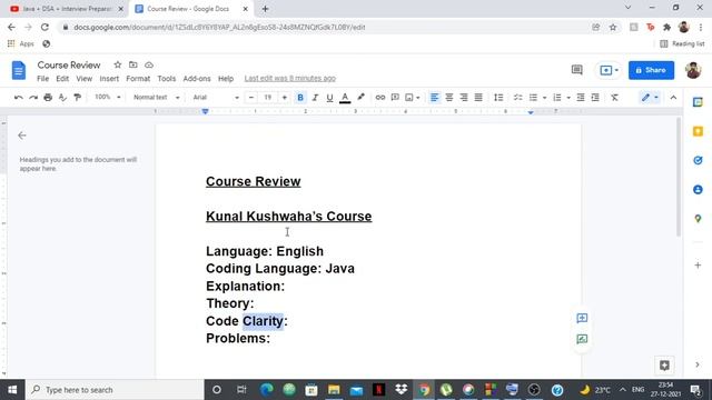 @KunalKushwaha DSA Course Review смотреть онлайн