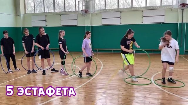 Эстафеты с обручем/Физкультура смотреть онлайн