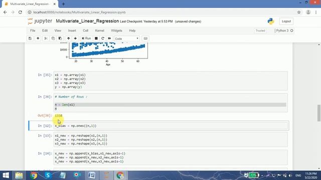 Multivariable Linear Regression Explained Using Normal Equation (Matrices) | With Code In Python 3 смотреть онлайн