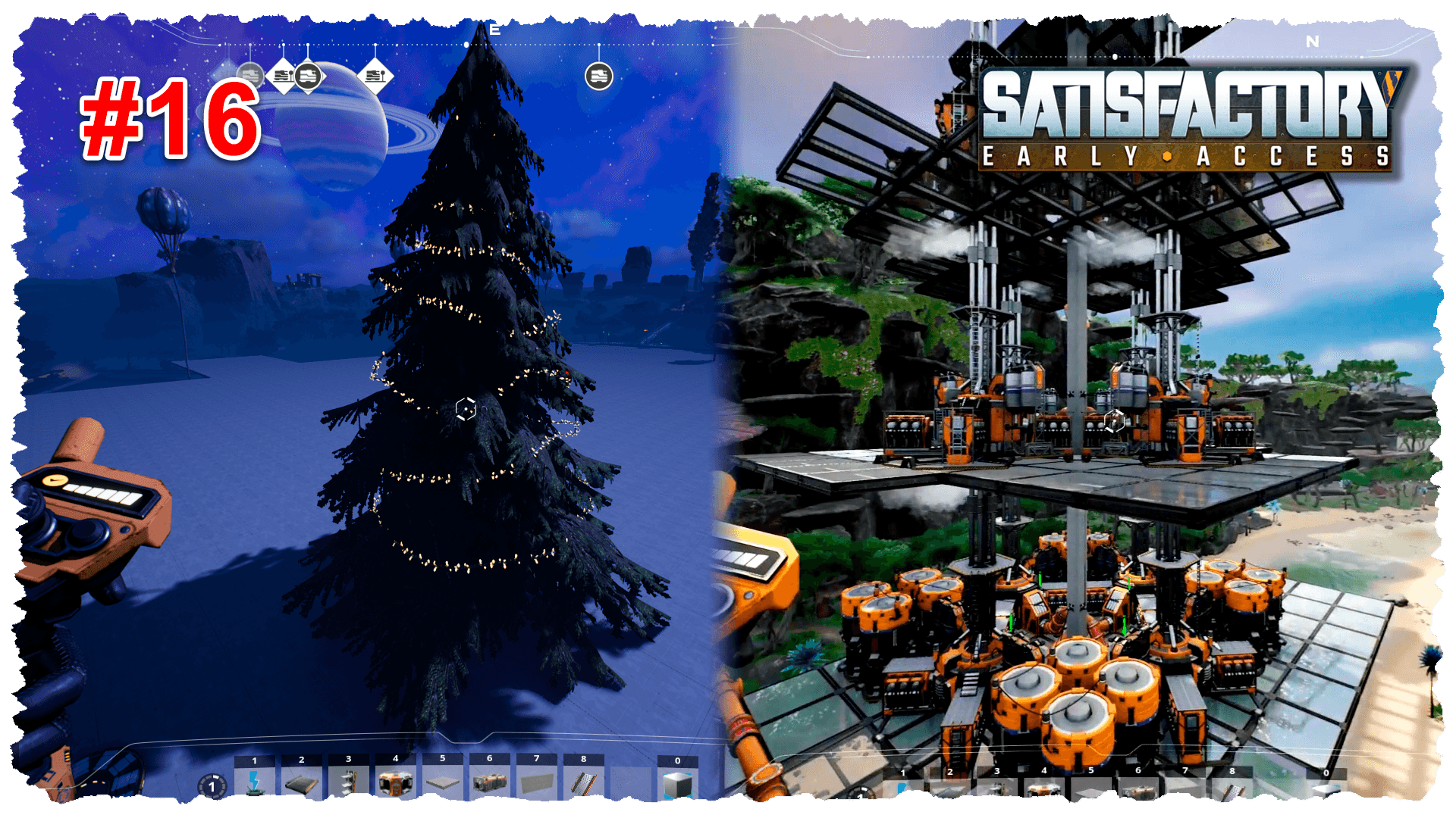 Satisfactory #16 Энергетика и Новый Год