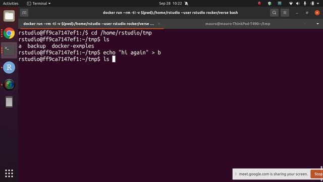 Docker: Using volumes and managing users смотреть онлайн