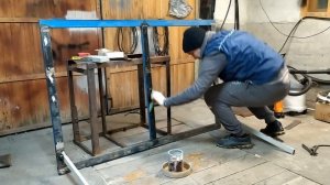 САМЫЙ практичный стол ВЕРСТАК в гараж.СТОЛ ИЗ ХЛАМА