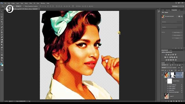 Photoshop Tutorial 2022: How to create Retro Effect in Photoshop смотреть онлайн