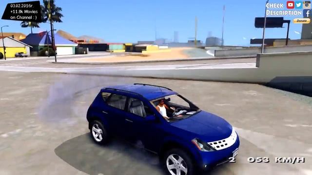 GTA San Andreas - Nissan Murano 2004 EnRoMovies _REVIEW смотреть онлайн