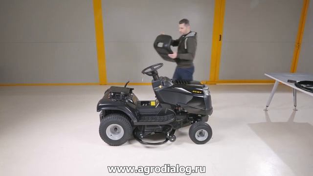 Видеоинструкция по сборке садового трактора Alpina AT3 98 A смотреть онлайн