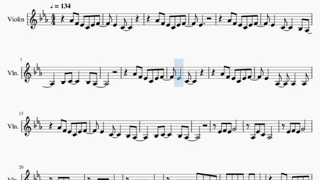 Violin Sheet Music: How to play Go Down On You by The Memories смотреть онлайн