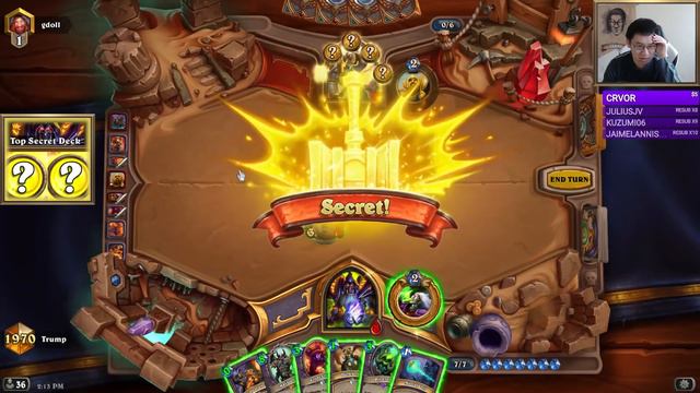 Hearthstone: Trump's Secret (Warlock vs Paladin) смотреть онлайн