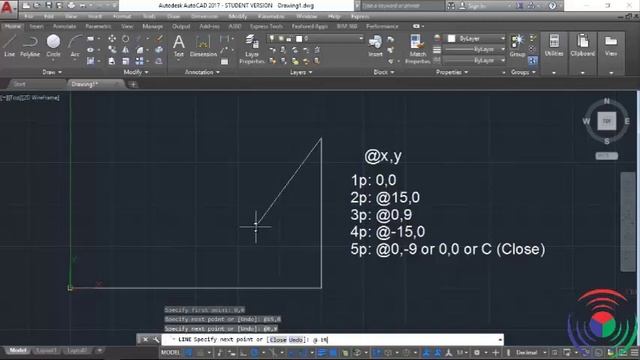 Autodesk AutoCAD: How to use Relative Rectangular coordinate system in Autodesk AutoCAD смотреть онлайн
