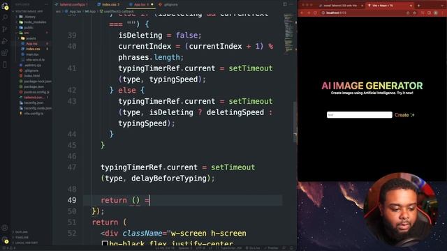 Let's Build an AI Image Generator with React! смотреть онлайн