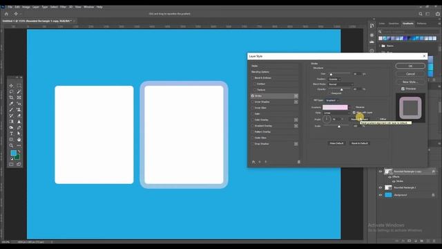 Explain layer style stroke | inner shadow in photoshop | PS Class - 32 смотреть онлайн